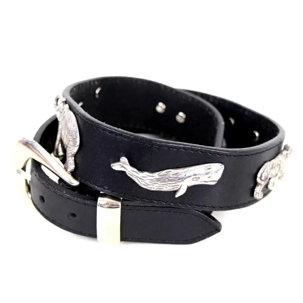 Hones BLACK GENUINE LEATHER 1